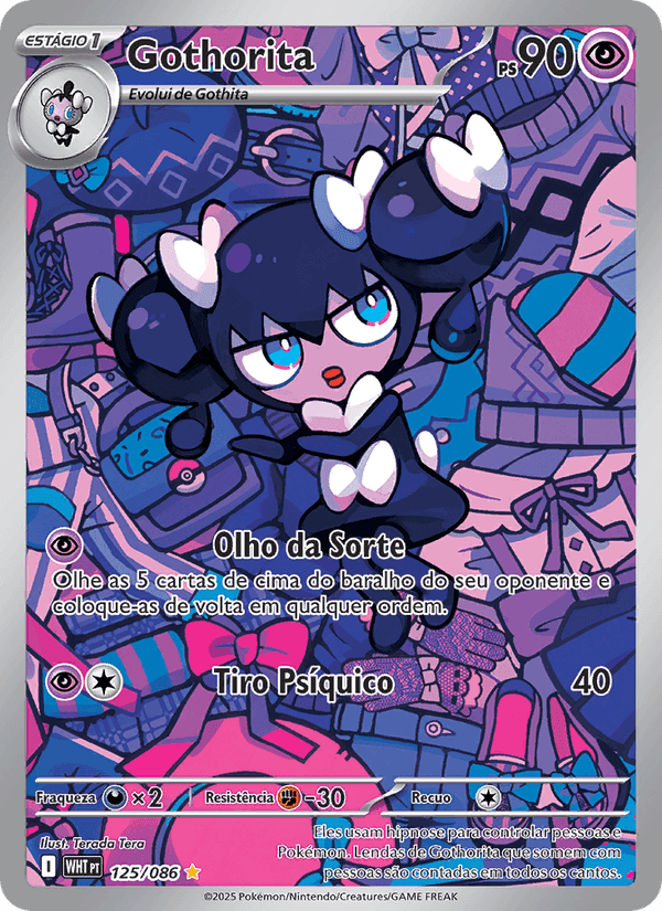 Gothorita, card 125 from Fogo Branco