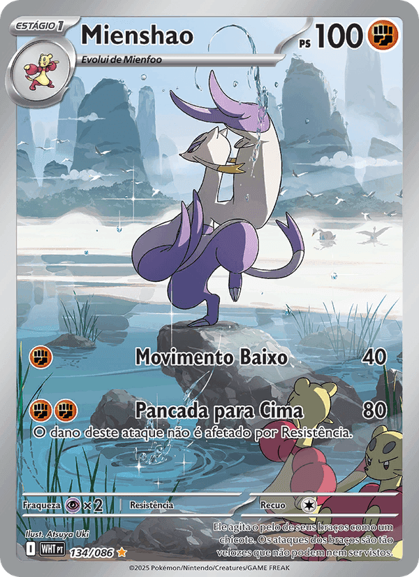 Mienshao, carte 134 de Fogo Branco