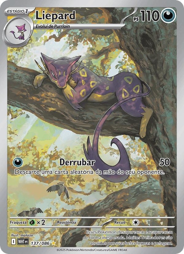Liepard, carta 137 de Fogo Branco