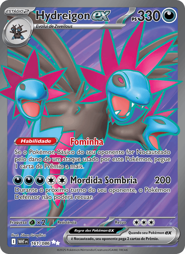Hydreigon ex, carta 161 de Fogo Branco
