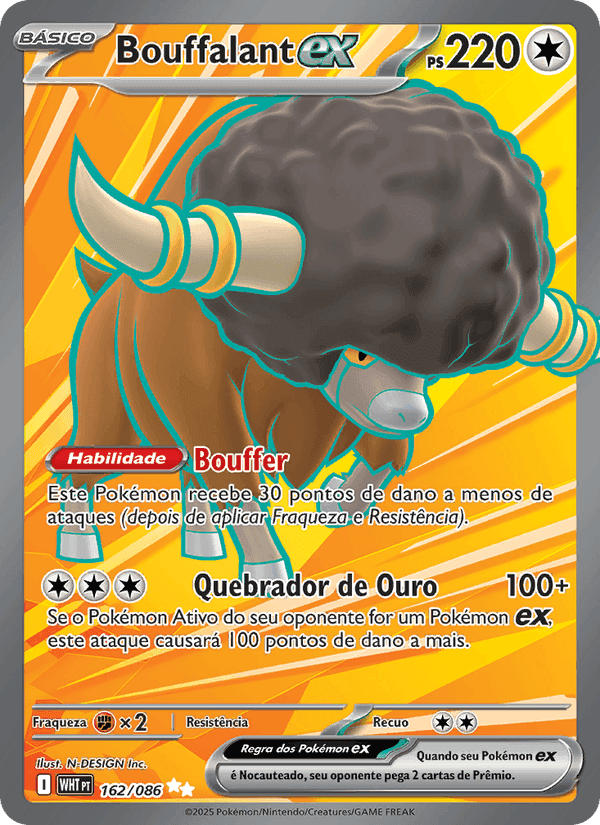 Bouffalant ex, carta 162 de Fogo Branco