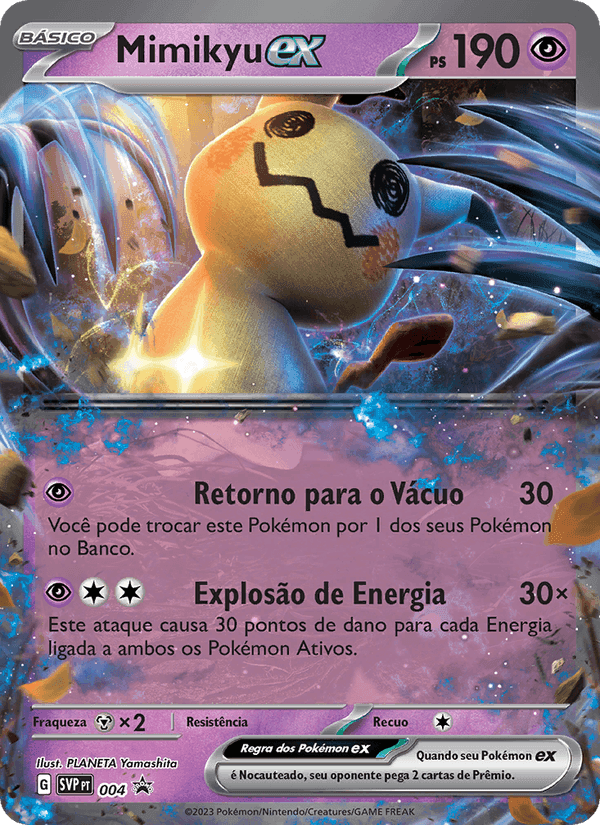 Mimikyu ex, carte 004 de SVP Black Star Promos