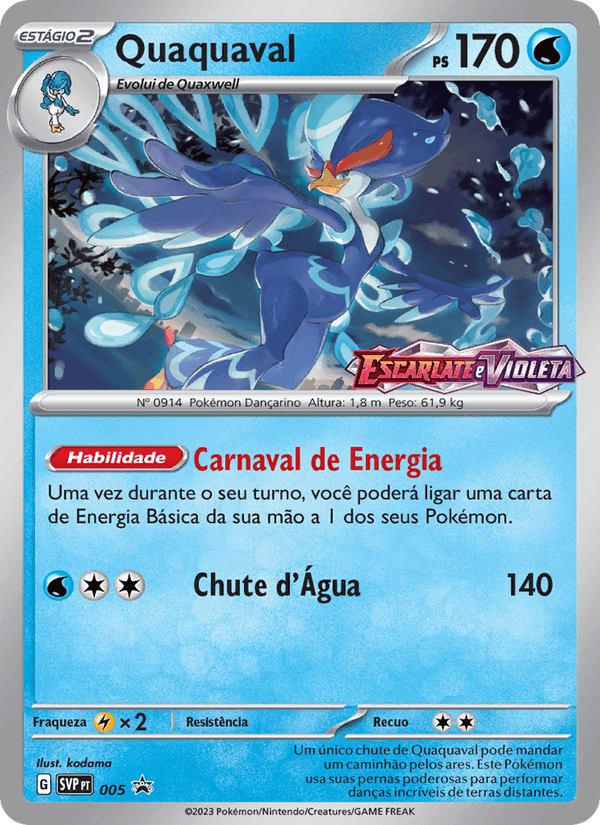 Quaquaval, carta 005 de SVP Black Star Promos