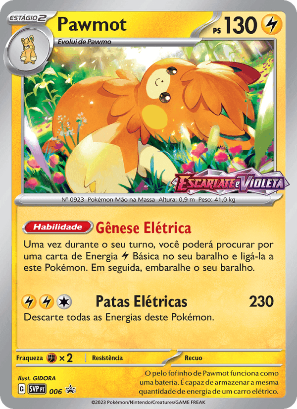 Pawmot, carte 006 de SVP Black Star Promos