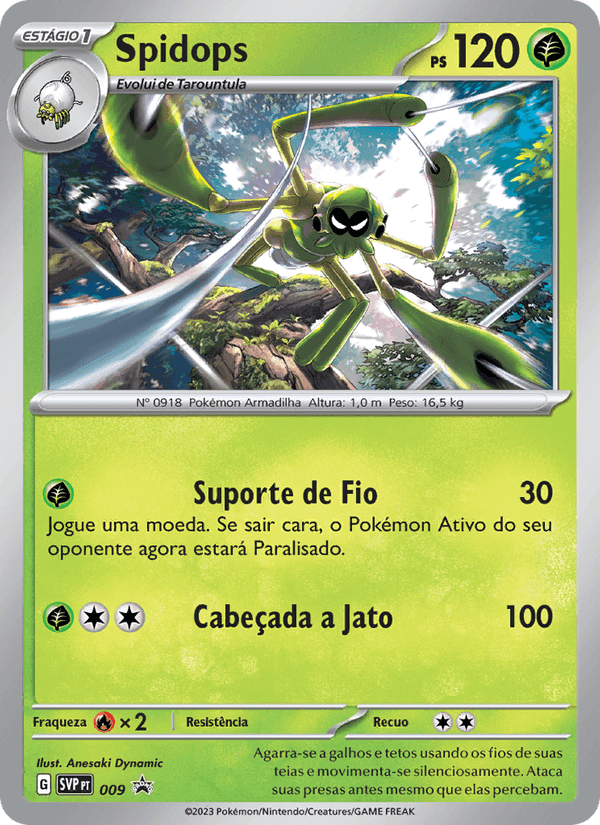 Spidops, carta 009 di SVP Black Star Promos