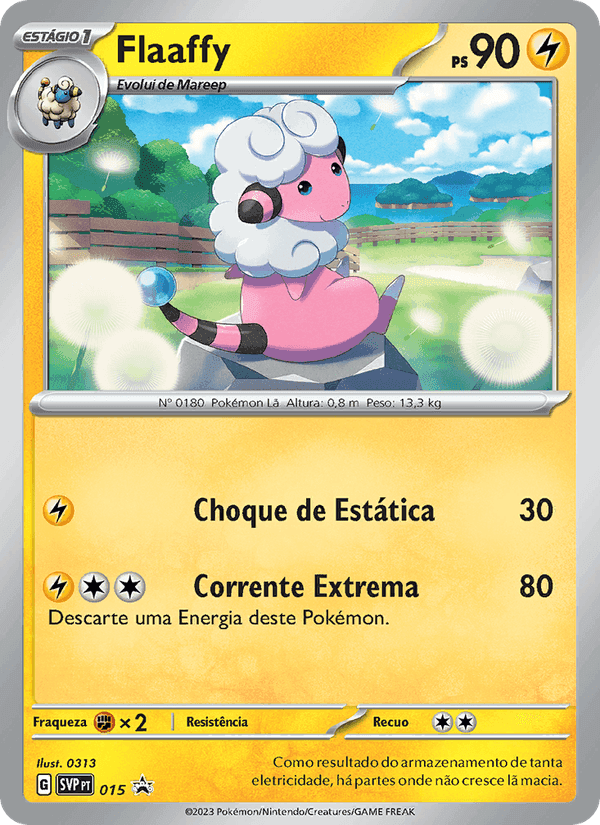 Flaaffy, carta 015 de SVP Black Star Promos