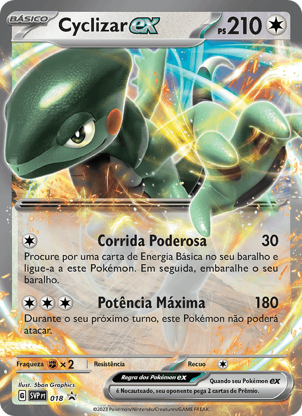 Cyclizar ex, carta 018 de SVP Black Star Promos