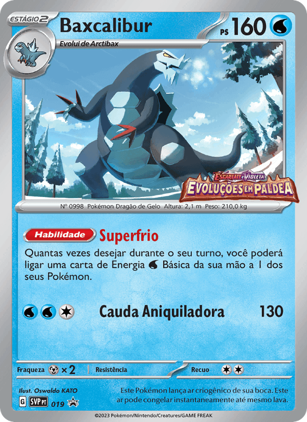 Baxcalibur, carta 019 de SVP Black Star Promos