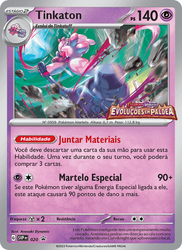 Tinkaton, carte 020 de SVP Black Star Promos