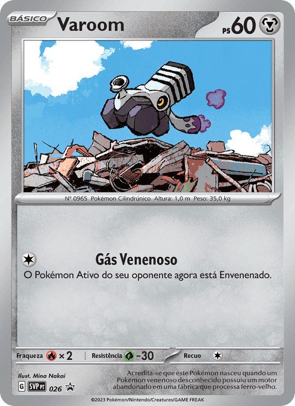 Varoom, carta 026 de SVP Black Star Promos