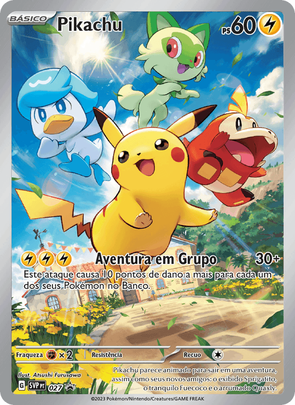 SVP Black Star Promos の 027 番、Pikachu