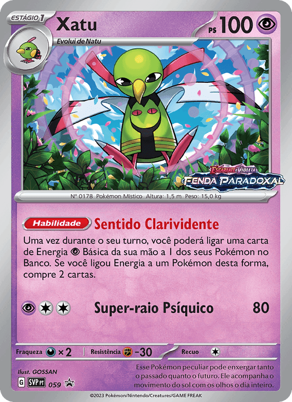Xatu, carta 059 de SVP Black Star Promos