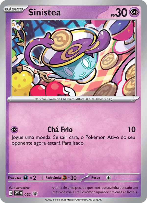 Sinistea, carte 062 de SVP Black Star Promos