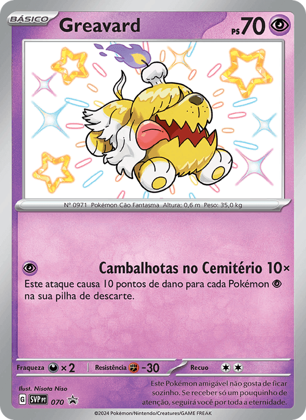 Greavard, carta 070 de SVP Black Star Promos