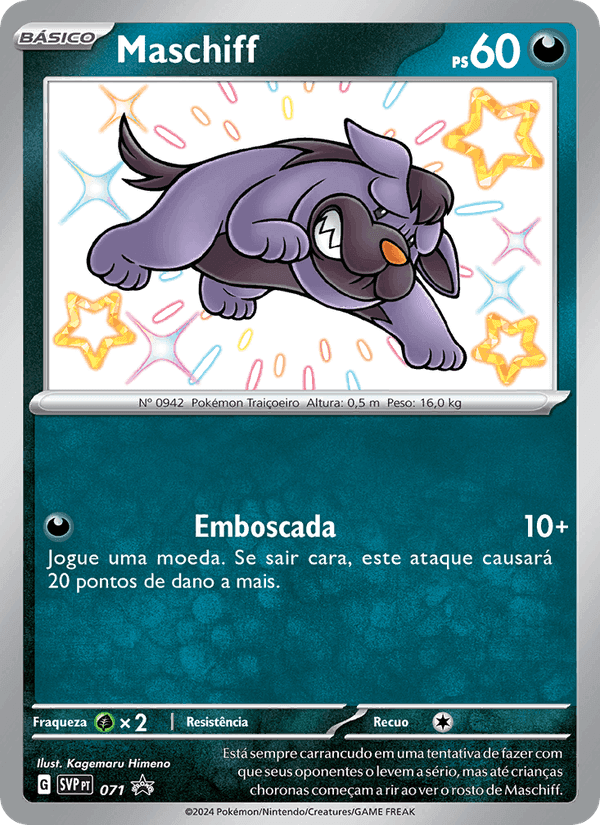 Maschiff, carta 071 de SVP Black Star Promos