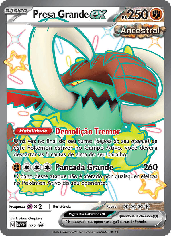 Presa Grande ex, carta 072 de SVP Black Star Promos