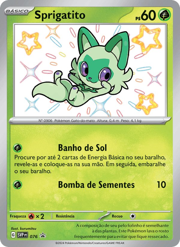 Sprigatito, carte 076 de SVP Black Star Promos