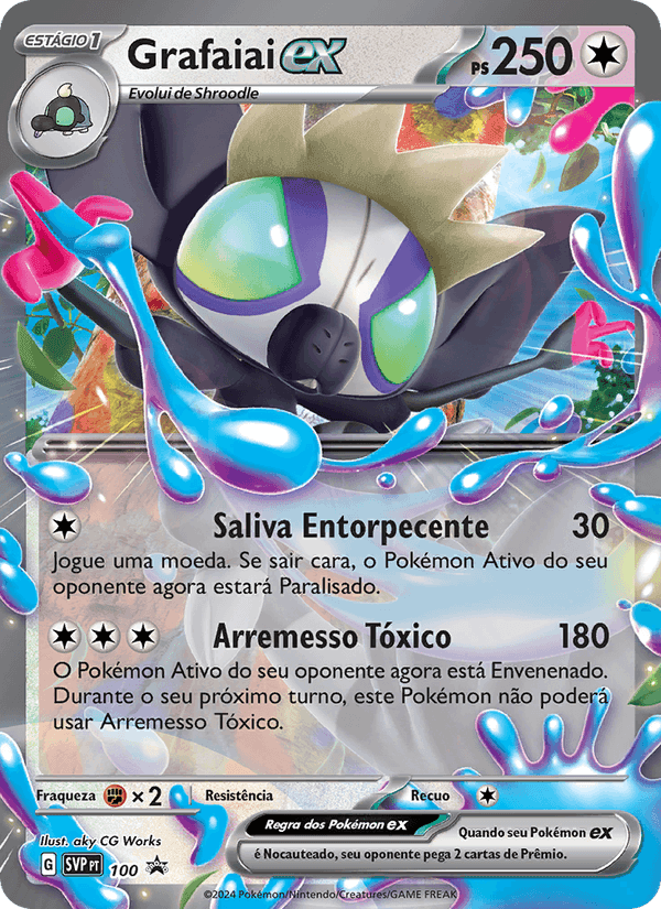 Grafaiai ex, carta 100 de SVP Black Star Promos
