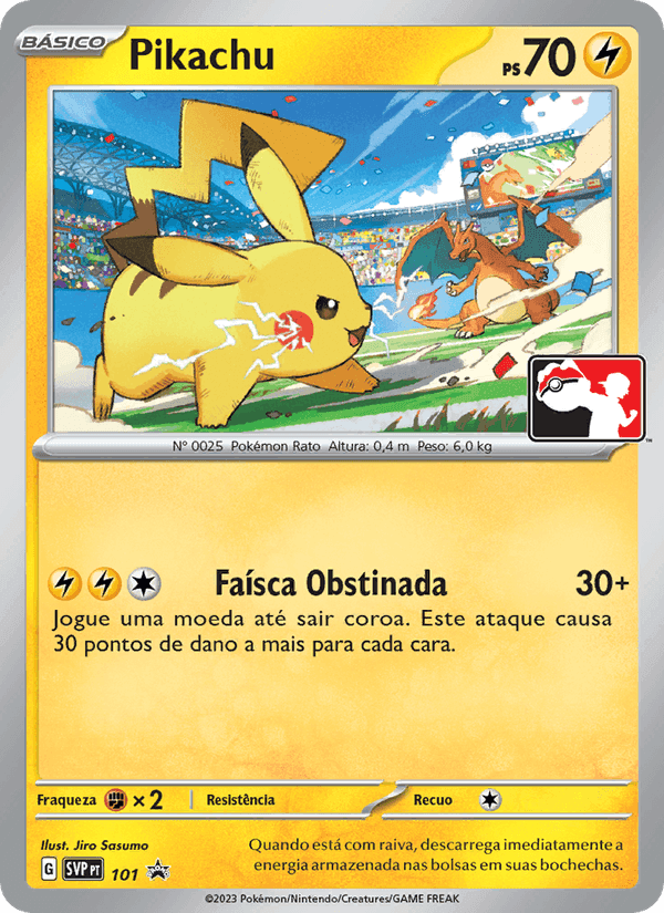 Pikachu, carta 101 de SVP Black Star Promos