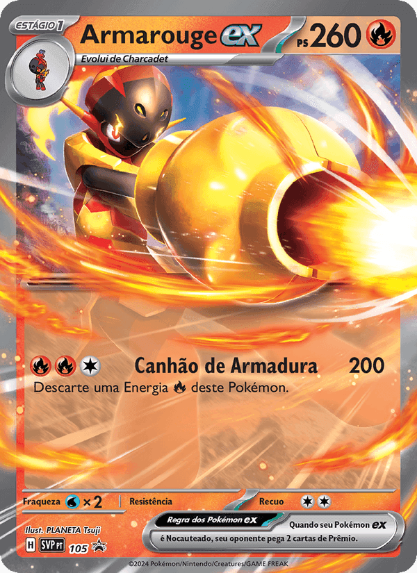 Armarouge ex, carta 105 de SVP Black Star Promos