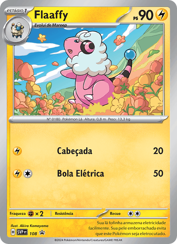 Flaaffy, carta 108 de SVP Black Star Promos