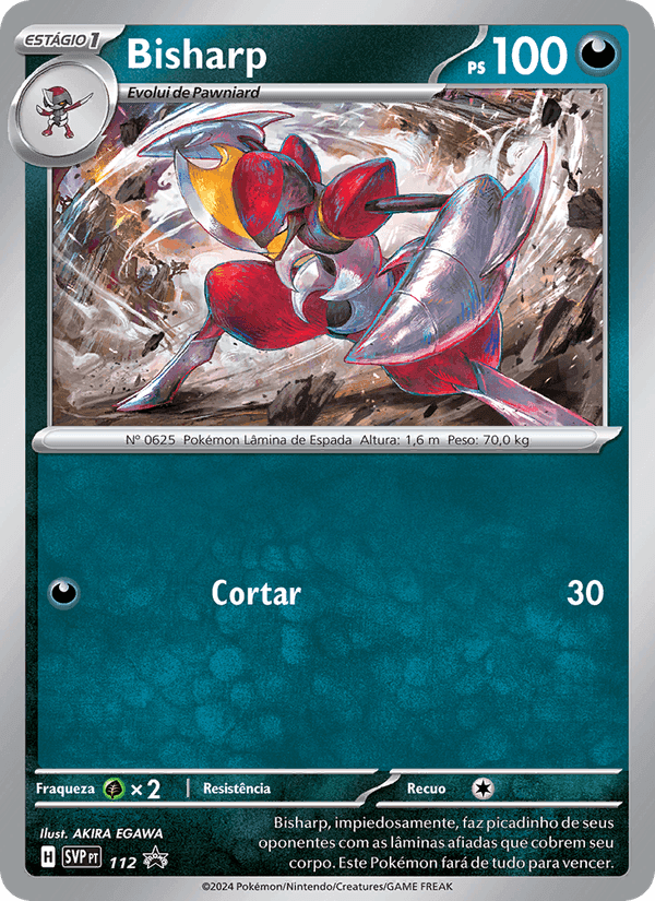 Bisharp, card 112 from SVP Black Star Promos