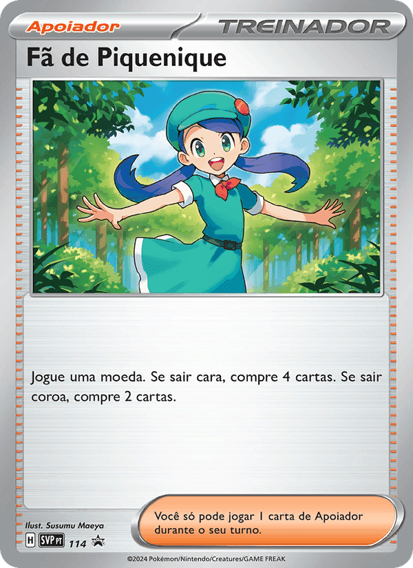 Fã de Piquenique, carta 114 de SVP Black Star Promos