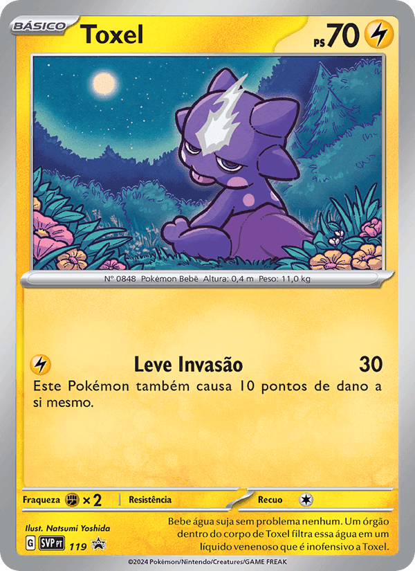 Toxel, carta 119 de SVP Black Star Promos