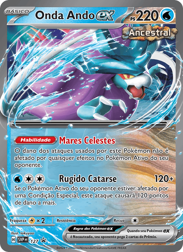 Onda Ando ex, carta 127 de SVP Black Star Promos