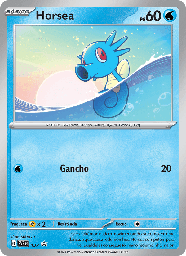 Horsea, carta 137 de SVP Black Star Promos