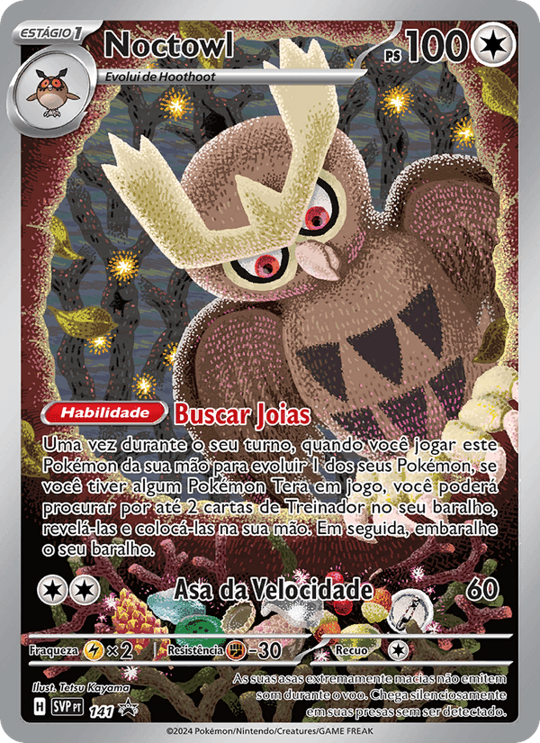 Noctowl, carta 141 di SVP Black Star Promos