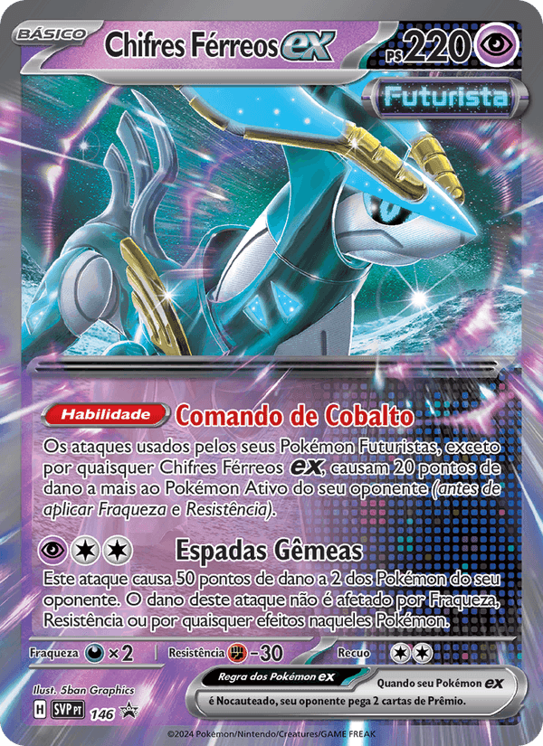 Chifres Férreos ex, card 146 from SVP Black Star Promos