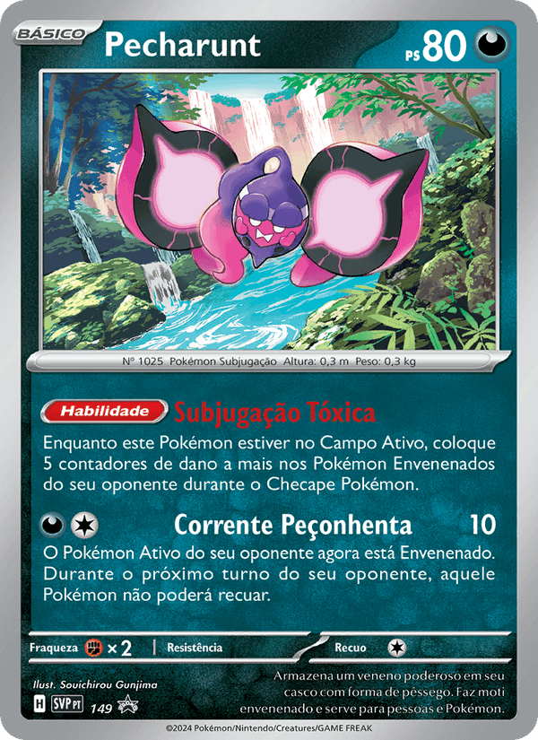 Pecharunt, carta 149 di SVP Black Star Promos