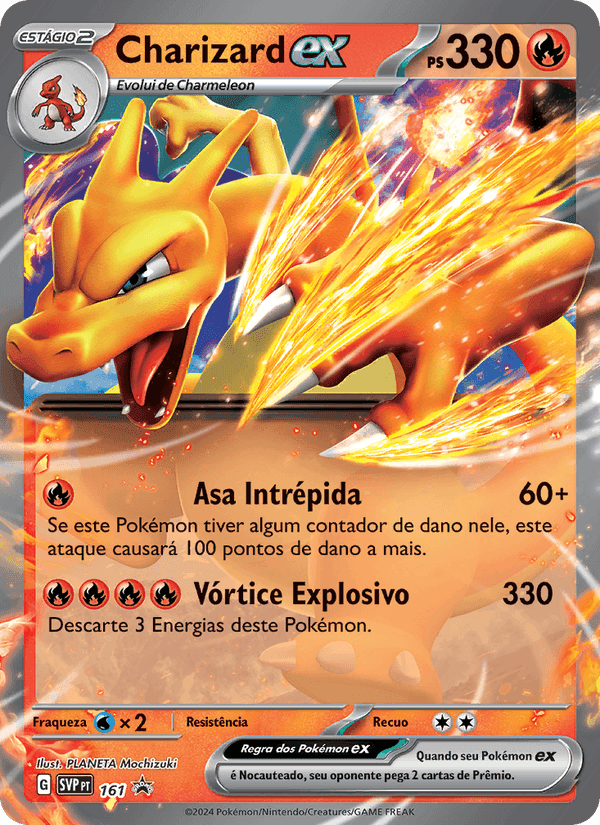 Charizard ex, carta 161 di SVP Black Star Promos