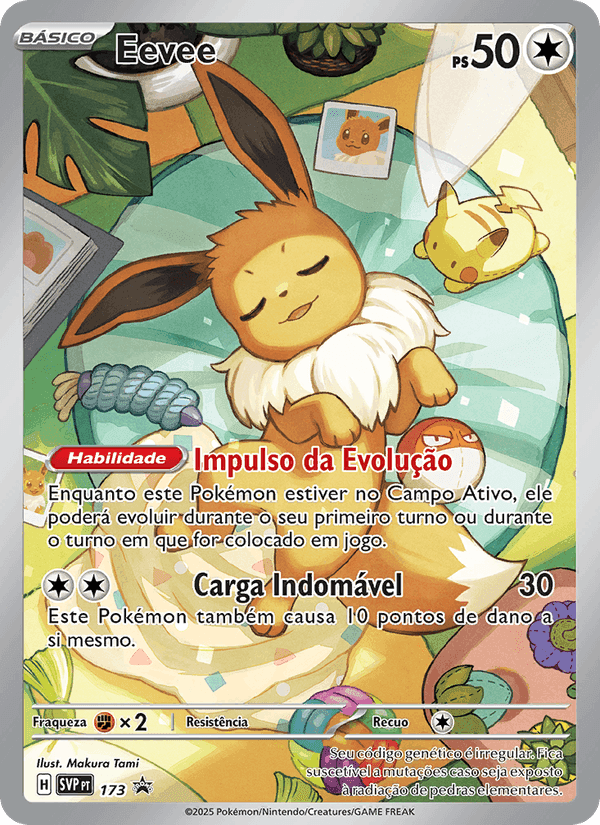 Eevee, carta 173 di SVP Black Star Promos