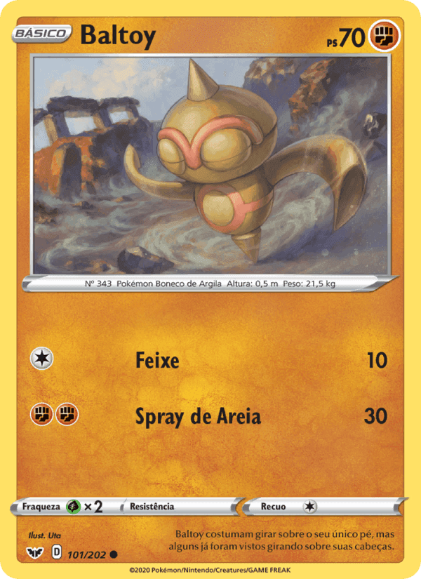 Baltoy, carta 101 de Espada e Escudo