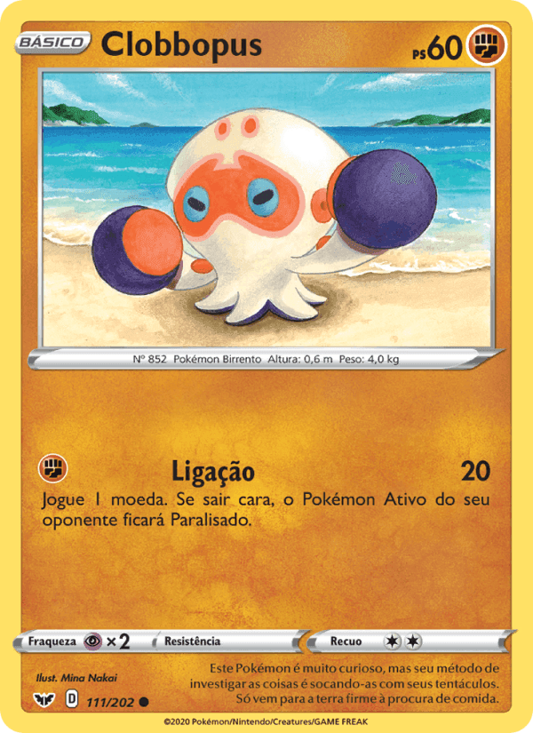 Clobbopus, carta 111 de Espada e Escudo