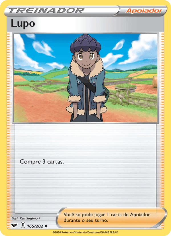 Lupo, carta 165 de Espada e Escudo