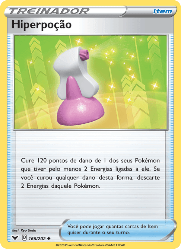 Hiperpoção, card 166 from Espada e Escudo