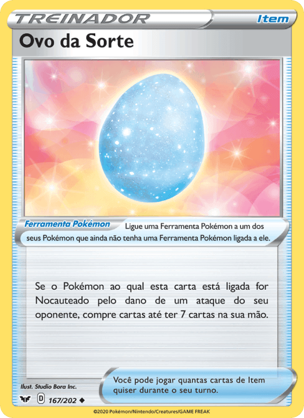 Ovo da Sorte, carta 167 de Espada e Escudo