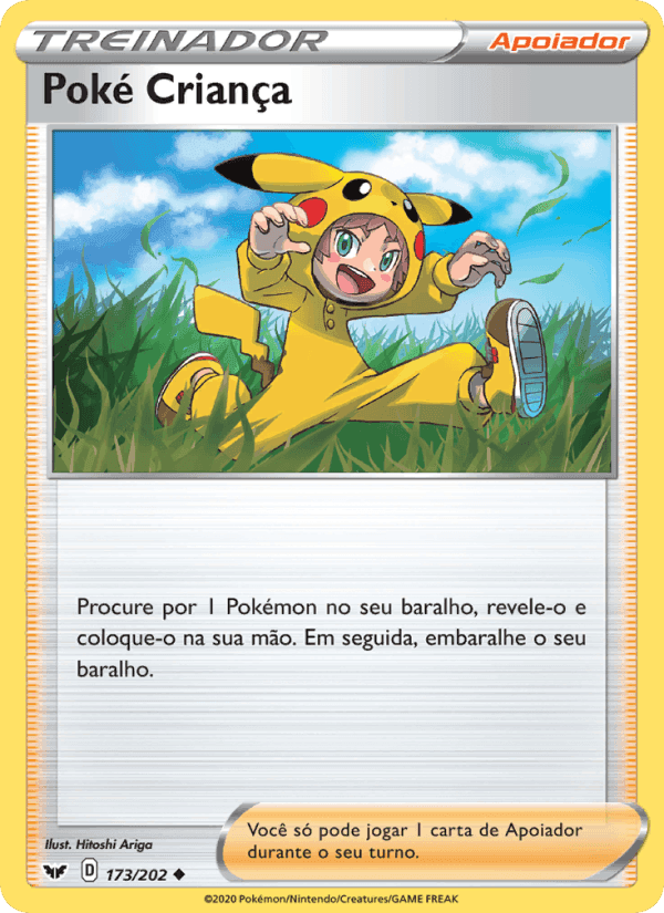 Poké Criança, carta 173 de Espada e Escudo
