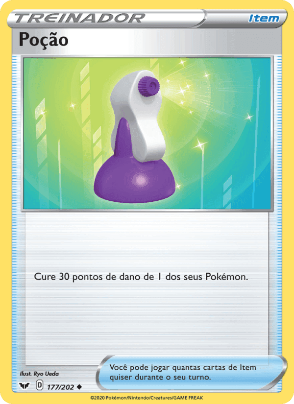 Poção, carta 177 de Espada e Escudo