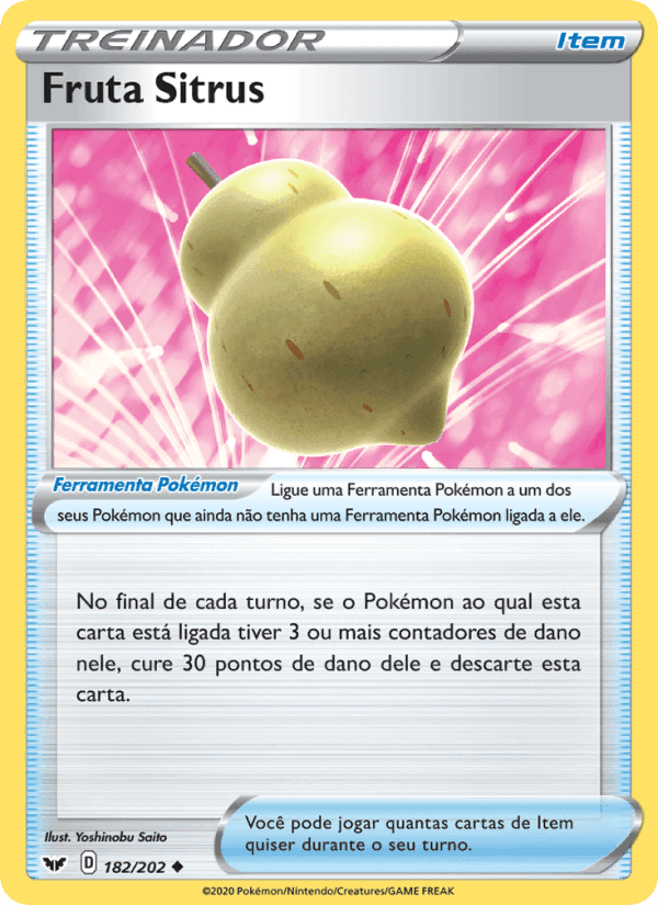 Fruta Sitrus, carta 182 de Espada e Escudo
