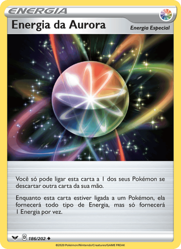 Energia da Aurora, card 186 from Espada e Escudo