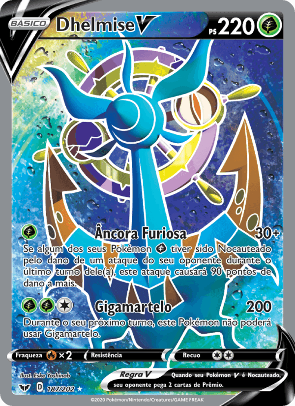 Dhelmise V, carta 187 de Espada e Escudo