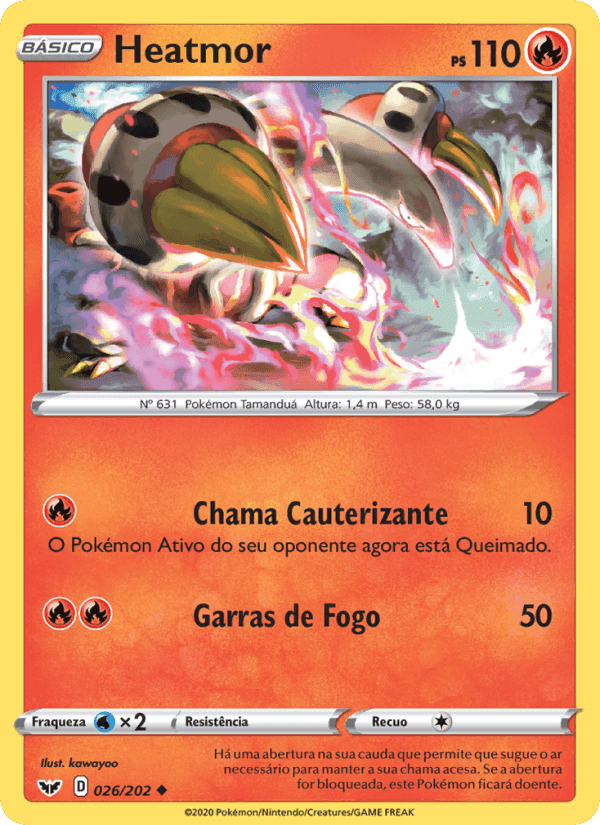 Heatmor, carta 26 di Espada e Escudo