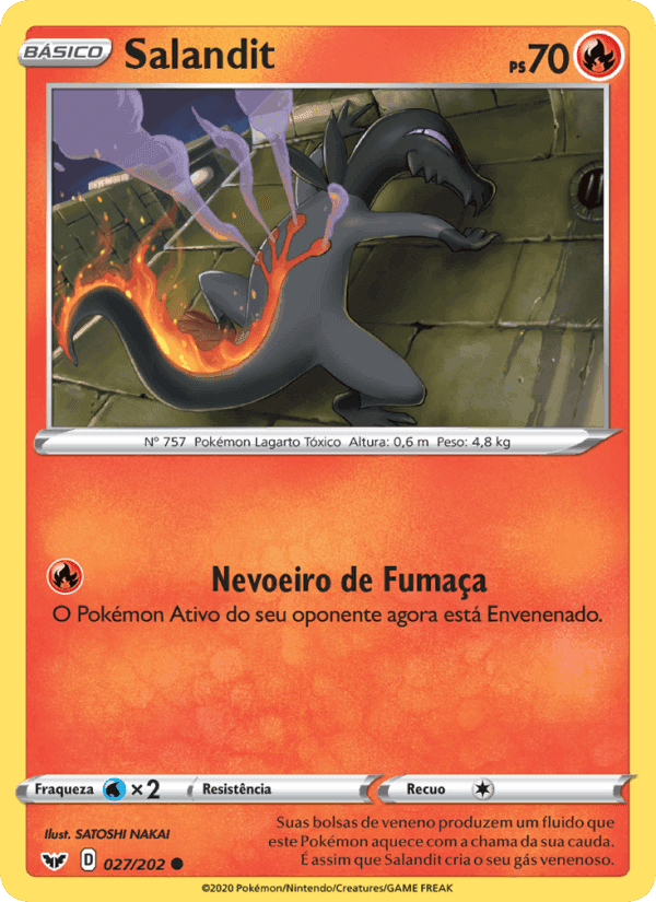 Salandit, carta 27 di Espada e Escudo