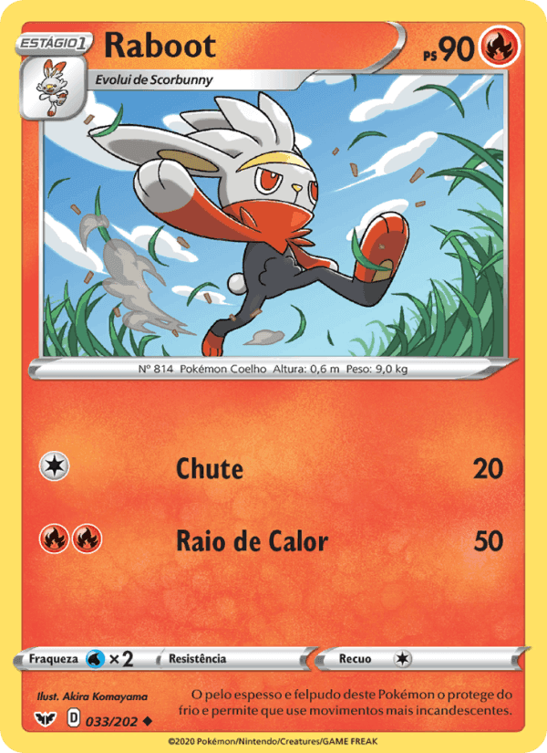 Raboot, card 33 from Espada e Escudo