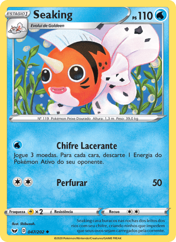 Seaking, carta 47 di Espada e Escudo