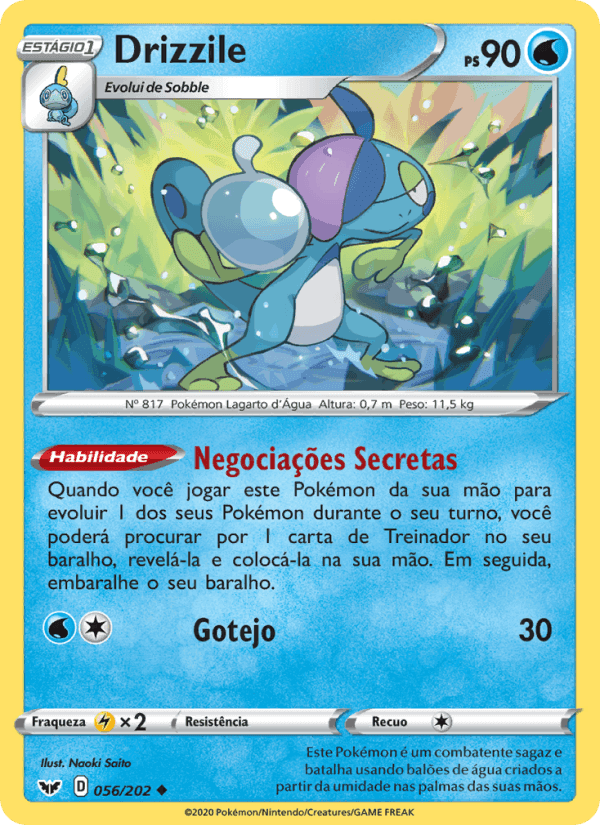 Drizzile, carta 56 di Espada e Escudo